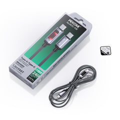 WK WDC-108 240W Intelligent Digital Display Type-C to Type-C Fast Charging Data Cable, Length: 1.2m, WDC-108