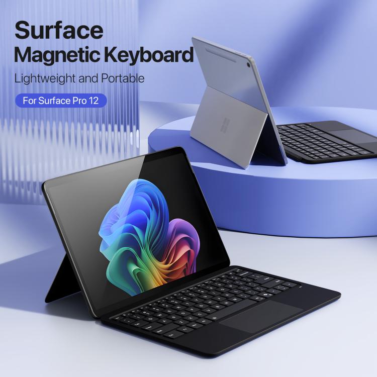 DUX DUCIS CK Pro Series Smart Magnetic Touchpad Bluetooth Keyboard, For MicroSoft Surface Pro 12