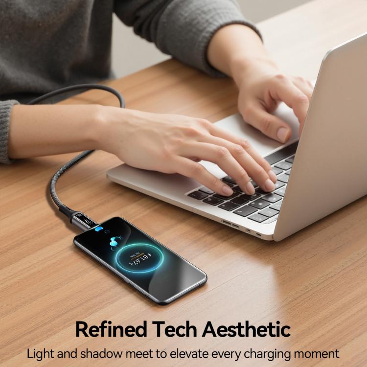 JOYROOM S-A60 StarTalk Series 100W Type-C to Type-C Fast Charging Data Cable, Length: 1.2m, Type-C to Type-C