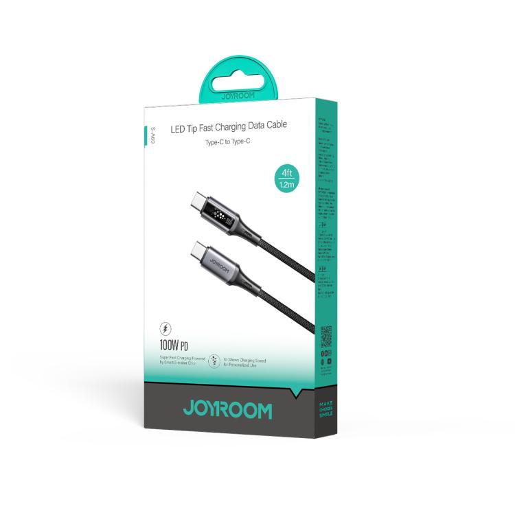 JOYROOM S-A60 StarTalk Series 100W Type-C to Type-C Fast Charging Data Cable, Length: 1.2m, Type-C to Type-C