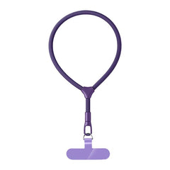 Racket Shape 7mm Polyester Rope with Gasket Adjustable Phone Wrist Lanyard