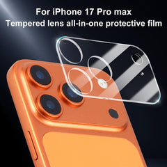 XDcase Transparent Integrated Tempered Glass Camera Film, For iPhone 17 Pro Max, For iPhone 17 Pro, For iPhone 17, For iPhone Air, For iPhone 16 Pro / 16 Pro Max, For iPhone 16 / 16 Plus, For iPhone 15 Pro / 15 Pro Max, For iPhone 15 / 15 Plus         ...