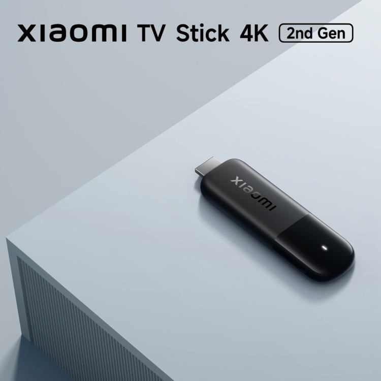 Original Xiaomi TV Stick 2nd Gen Quad Core Cortex-A55 4K Ultra HD Dual-Band WiFi6 Google TV Stick, Global Version with Google Play, 2GB+8GB