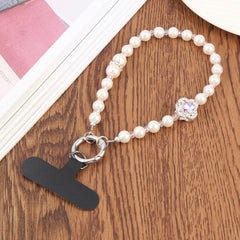 Four-leaf Clover Bead Chain Phone Anti-lost Short Lanyard