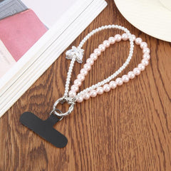 Double String Bead Chain Phone Anti-lost Short Lanyard