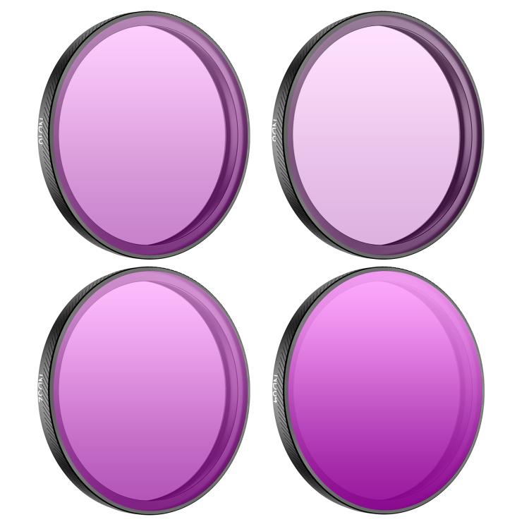 For DJI Osmo Action 6 Sunnylife Camera Lens Filter, Black Mist 1/4, CPL, MCUV, ND8, ND16, ND32, ND64, NIGHT, 3 in 1 Light Shadow, 4 in 1 Mixed Filter, 4 in 1 ND, 6 in 1 Mixed Filter, 8 in 1 Mixed Filter