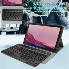 Detachable Wireless Bluetooth Keyboard Tablet Leather Case, For Lenovo Tab M9