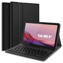 Detachable Wireless Bluetooth Keyboard Tablet Leather Case, For Lenovo Tab M9