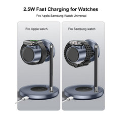 Yesido DS40 Qi2.2 3-in-1 Magnet Wireless Charging Station, DS40