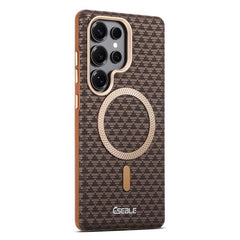 ESEBLE L3 Triangular Shield Metal Lens Magnetic Phone Case, For Samsung Galaxy S25 Ultra 5G, For Samsung Galaxy S24 Ultra 5G