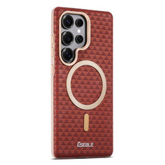 ESEBLE L3 Triangular Shield Metal Lens Magnetic Phone Case, For Samsung Galaxy S25 Ultra 5G, For Samsung Galaxy S24 Ultra 5G