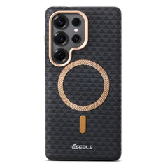 ESEBLE L3 Triangular Shield Metal Lens Magnetic Phone Case, For Samsung Galaxy S26 Ultra 5G, For Samsung Galaxy S26 5G, For Samsung Galaxy S25 5G / S24 5G, For Samsung Galaxy S25+ 5G / S24+ 5G
