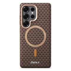 ESEBLE L3 Triangular Shield Metal Lens Magnetic Phone Case, For Samsung Galaxy S26 Ultra 5G, For Samsung Galaxy S26 5G, For Samsung Galaxy S25 5G / S24 5G, For Samsung Galaxy S25+ 5G / S24+ 5G