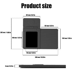 U39 15W Multifunctional Foldable Magnetic Wireless Charger Mouse Pad