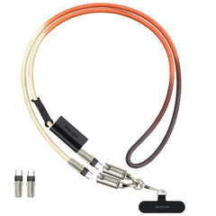 MOCOME W3 Type-C to Type-C Multifunctional Charging Cable Adjustable Crossbody Phone Lanyard