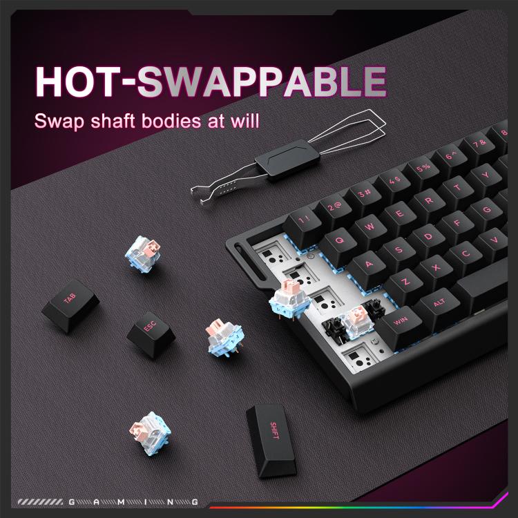 ONIKUMA MT603 68 Keys RGB Tri-mode Magnetic Switch Gaming Keyboard, MT603