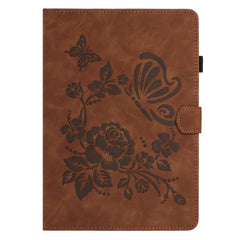 Butterfly Loves Flowers Embossed Leather Smart Tablet Case, For iPad mini 2024 / mini 6, For iPad 10.2 2021 / 10.5 2019