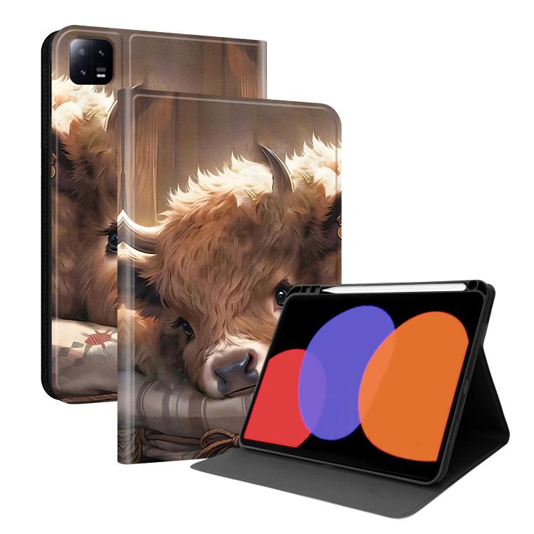 Painted Voltage Vegan Leather Smart Tablet Case with Pen Slot, For Xiaomi Pad 6