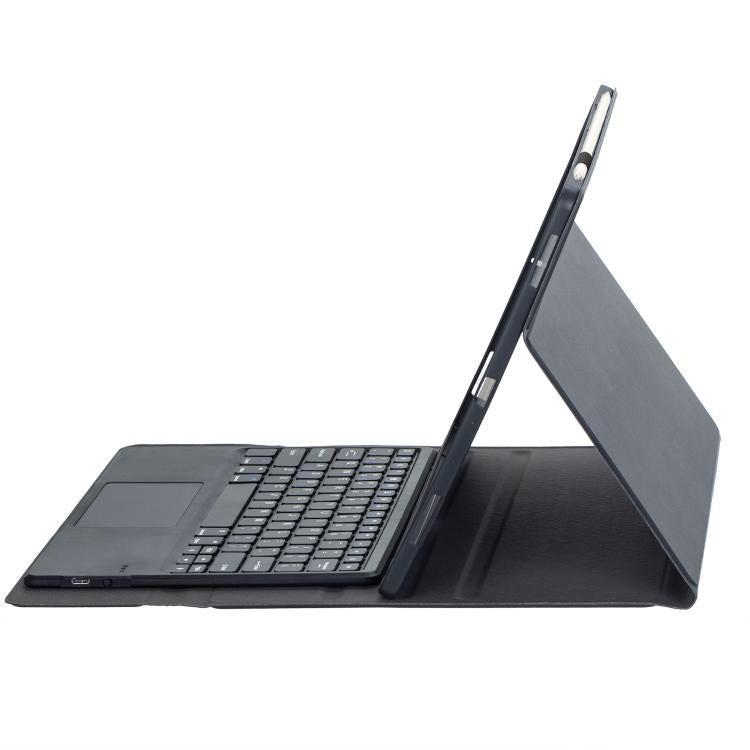 A0N19-A Ultra-thin Detachable Bluetooth Keyboard Vegan Leather Tablet Case with Touchpad, For Redmi Pad 2 Pro / Poco Pad M1