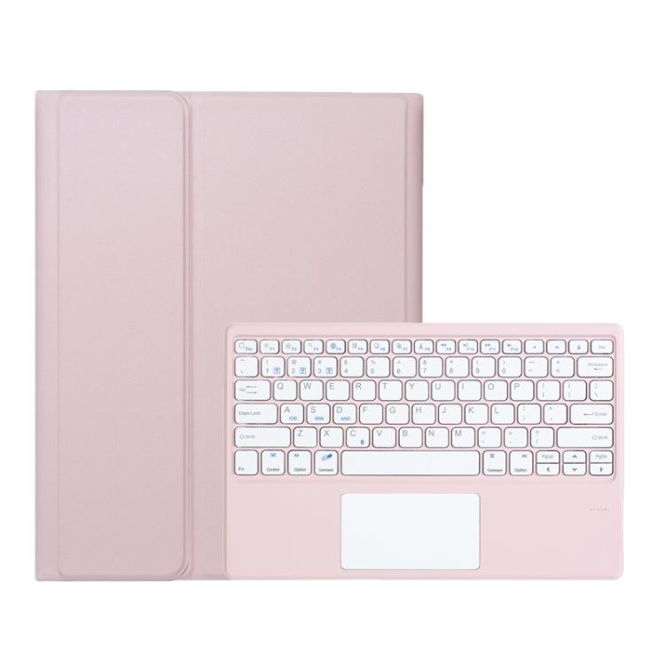 A0N19-A Ultra-thin Detachable Bluetooth Keyboard Vegan Leather Tablet Case with Touchpad, For Redmi Pad 2 Pro / Poco Pad M1