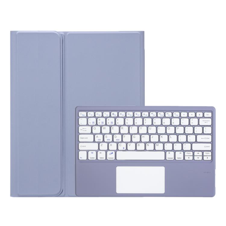 A0N19-A Ultra-thin Detachable Bluetooth Keyboard Vegan Leather Tablet Case with Touchpad, For Redmi Pad 2 Pro / Poco Pad M1