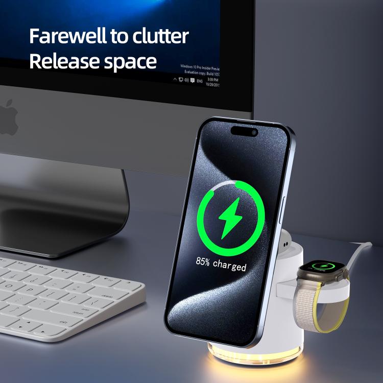 C16 25W 4 in 1 Multifunctional Folding Magnetic Wireless Charger