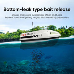 D50B GPS High Speed Smart Remote Control Fishing Bait Boat Support Dragging Net, EU Plug, US Plug, UK Plug
