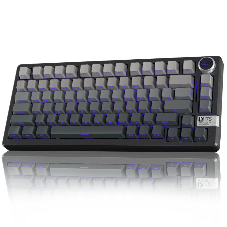 SOLAKAKA Ki75 Tri-mode RGB Side-Legend Wireless Mechanical Keyboard, Seiya Switch