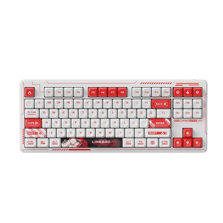 LINGBAO K87 Pro Tri-Mode Hot Swap Game Mechanical Keyboard, Elinia-Hanada Axis, Wu Kong-Hanada Axis, Lucinel-Hanada Axis, Serafina-Hanada Axis