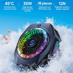 Black Shark Mag-Cooler 5 Pro Magnetic Semiconductor Cooling Back Clip Mobile Phone Radiator, Mag-Cooler 5 Pro