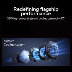 Black Shark Mag-Cooler 5 Pro Magnetic Semiconductor Cooling Back Clip Mobile Phone Radiator, Mag-Cooler 5 Pro