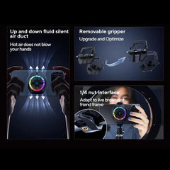 Black Shark Mag-Cooler 5 Pro Magnetic Semiconductor Cooling Back Clip Mobile Phone Radiator, Mag-Cooler 5 Pro