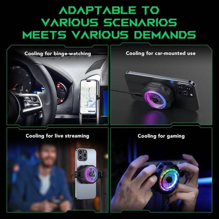 Black Shark Mag-Cooler 4 Pro 27W Magnetic Semiconductor Cooling Back Clip Phone Radiator, Mag-Cooler 4 Pro