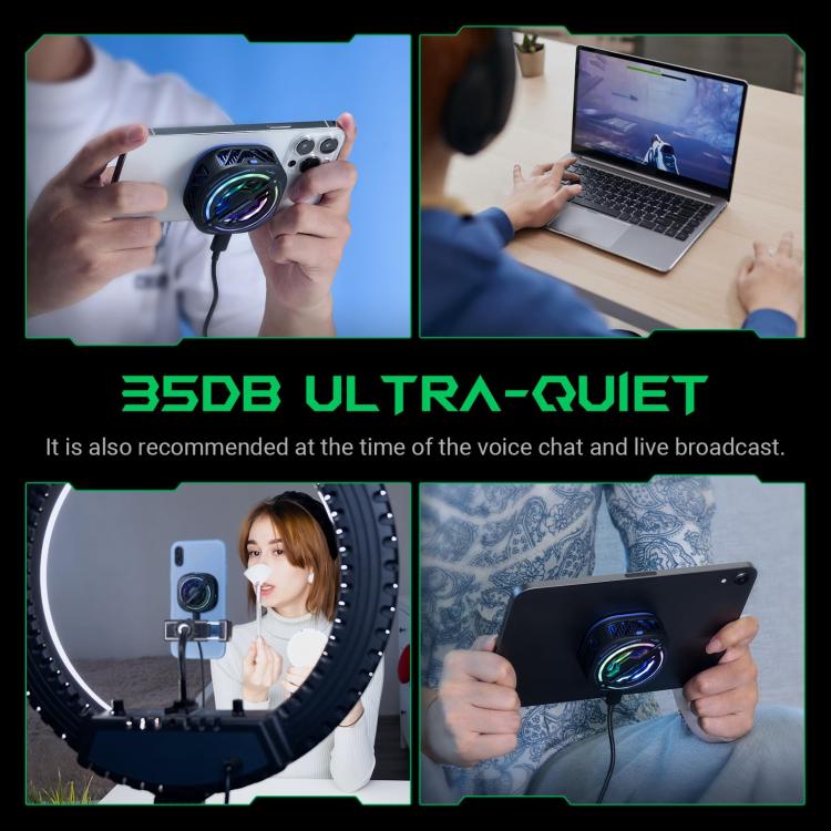 Black Shark Mag-Cooler 3 Pro 20W Magnetic Semiconductor Cooling Back Clip Phone Radiator, Mag-Cooler 3 Pro