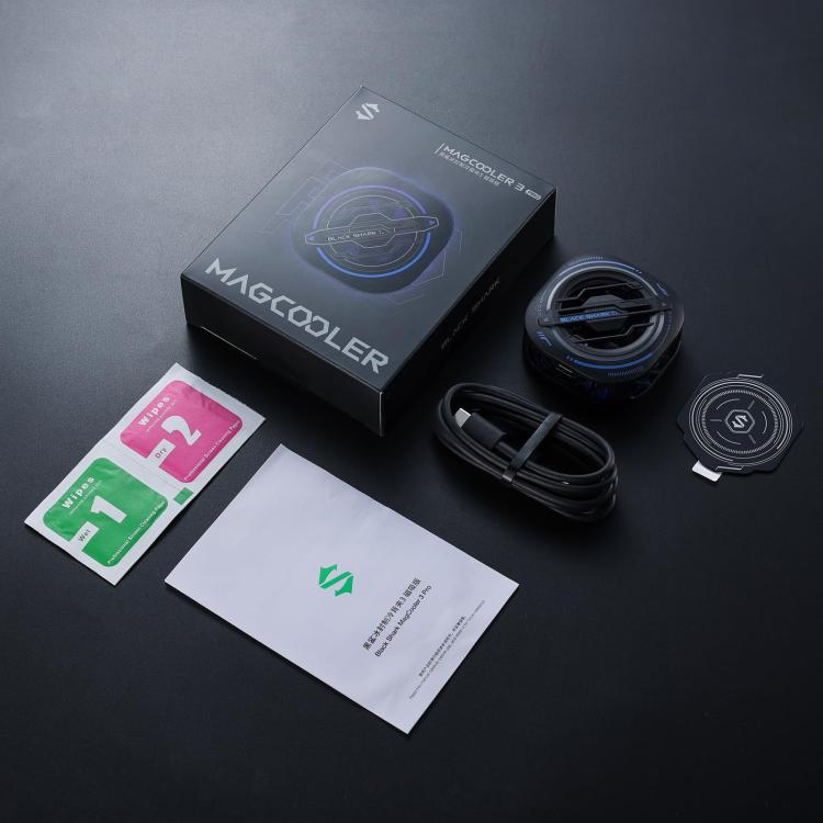 Black Shark Mag-Cooler 3 Pro 20W Magnetic Semiconductor Cooling Back Clip Phone Radiator, Mag-Cooler 3 Pro