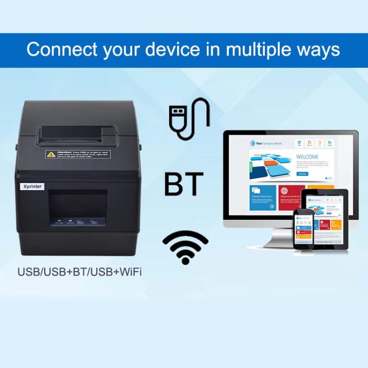 Xprinter XP-236BL 58mm Computer Version Thermal Barcode Label Printer, XP-236BL