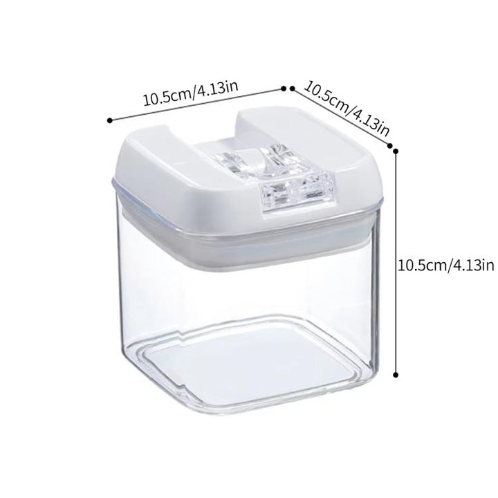 Food-Grade Moistureproof Sealed Storage Containers for Grains and Cereals, 500ML, 800ML, 1200ML, 7pcs/Set