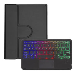 360-degree Rotation Backlight Bluetooth Keyboard Leather Tablet Case with Touchpad, For iPad Air 11 2025 / iPad Pro 11 2022, For iPad 10.2 2021 / 2019 / iPad Air 3