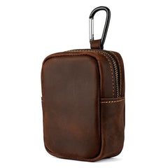 Crazy Horse Genuine Leather Outdoor Sports Waist Pouch Coin Purse