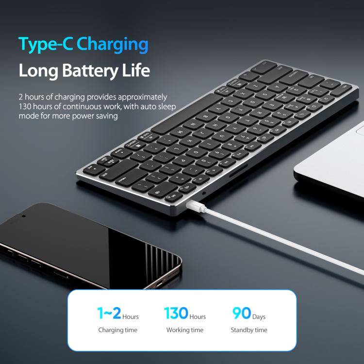 DUX DUCIS LK mini Series Universal Aluminum Alloy Wireless Keyboard, LK mini Series