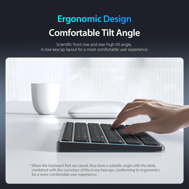 DUX DUCIS LK mini Series Universal Aluminum Alloy Wireless Keyboard, LK mini Series