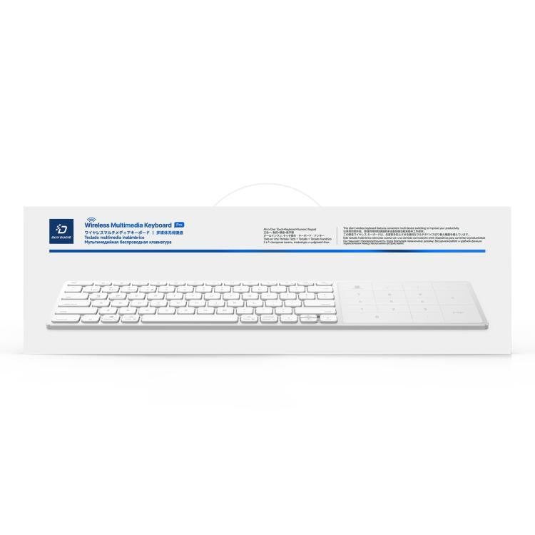 DUX DUCIS LK Pro Series Universal Dual-Mode Aluminum Alloy Wireless Keyboard With Touch Digital Panel, LK Pro Series