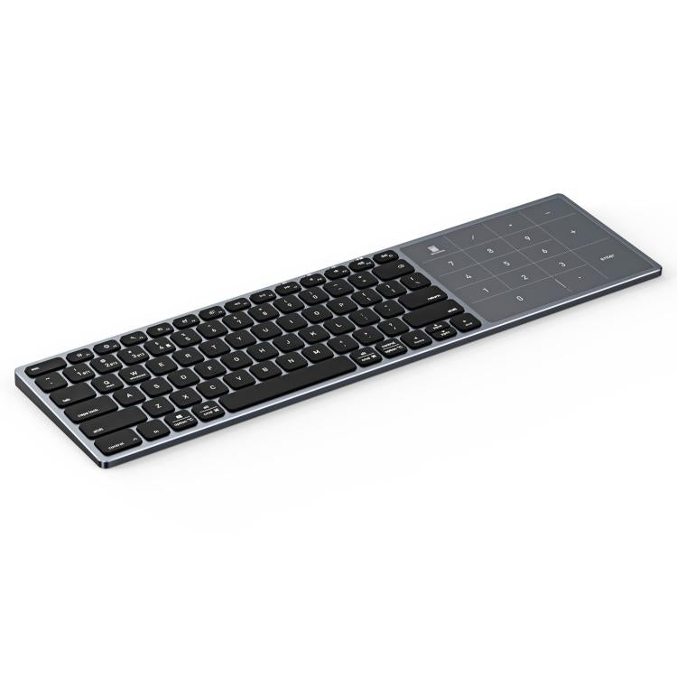 DUX DUCIS LK Pro Series Universal Dual-Mode Aluminum Alloy Wireless Keyboard With Touch Digital Panel, LK Pro Series