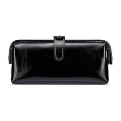 Oil Waxed Leather Toiletries and Cosmetic Tool Storage Bag