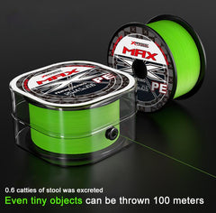 12 Strands Braided Lure Fishing Line Extra Strong PE Fishing Line, 6.0# 220m