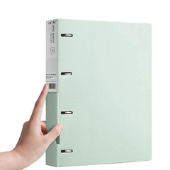 A4 Thickened Four-hole Document Storage Binder Folder, Blue, Pink, Purple, Green, Blue with 50 Pages Inner Pocket, Purple with 50 Pages Inner Pocket, Pink with 50 Pages Inner Pocket, Green with 50 Pages Inner Pocket, Blue with Hole Puncher             ...