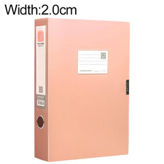 PP Thickened A4 Foldable File Storage Box, 2.0cm