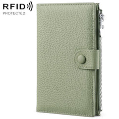 Genuine Leather RFID Anti-theft Document Storage Bag