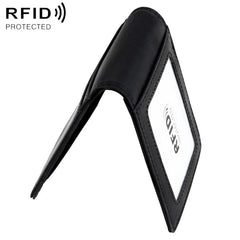 Retro Crazy Horse Leather RFID Anti-theft Card Bag