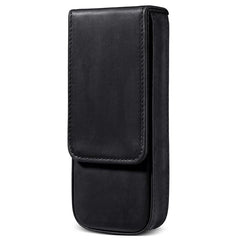 Crazy Horse Leather Magnetic Drawer Style Three Pieces Pencil Case